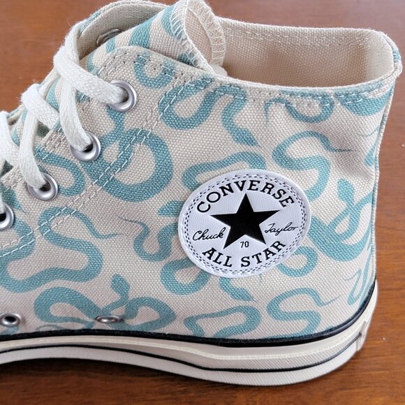 Converse Chuck 70 Hi 'Snakes' Canvas 165504C Light Green Size 10.5 Men's - Picture 10 of 13